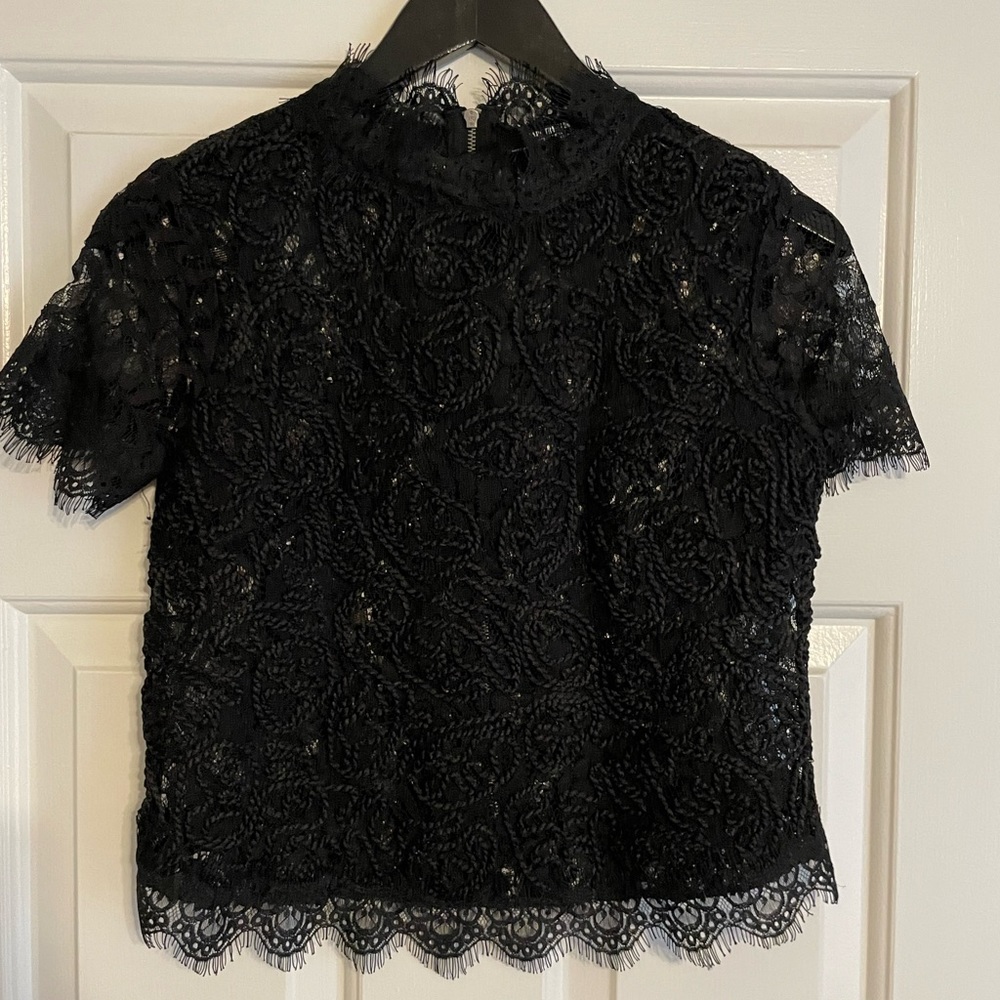 Zara Lace Crop Top